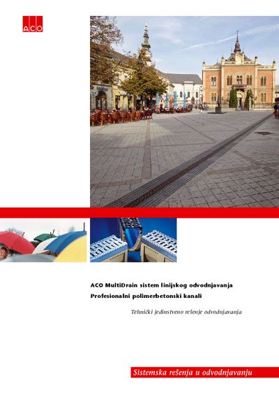 ACO MultiDrain sistem linijskog odvodnjavanja