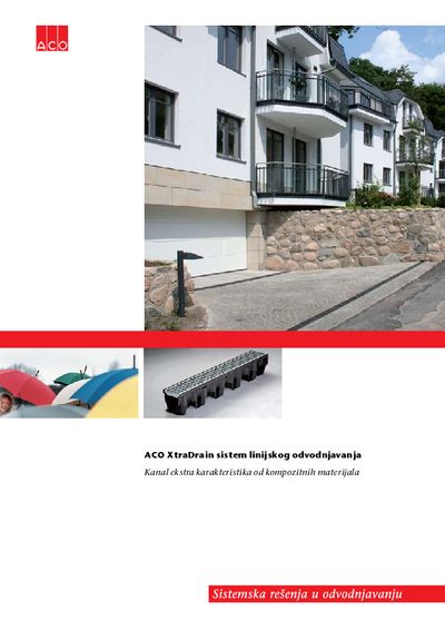 ACO XtraDrain sistem linijskog odvodnjavanja