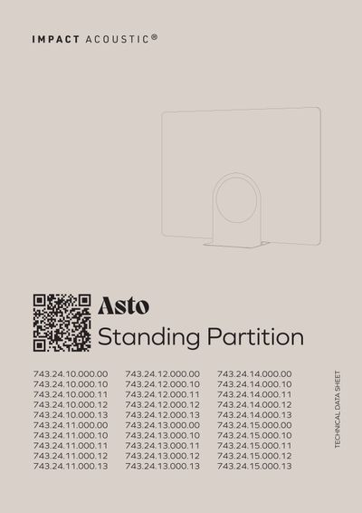 ASTO Samostojeća akustična pregrada