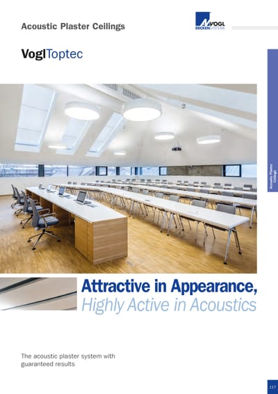 VoglToptec Acoustic Plaster Ceilings