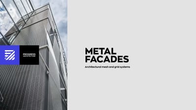 Metal facades Progress Architecture 2023 eng