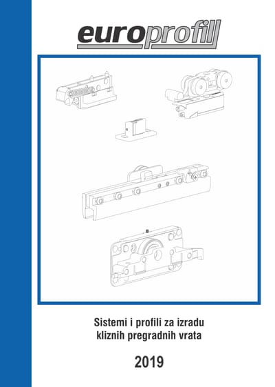 Sistemi za klizna pregradna vrata 2019