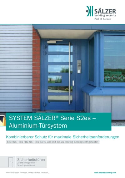 Sälzer S2es series - Aluminium door system