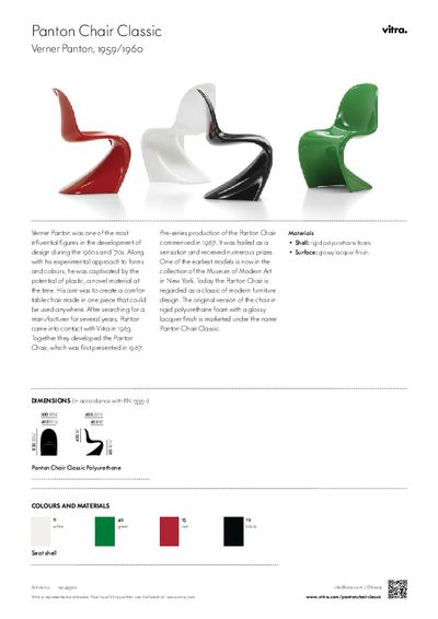 Vitra Panton stolica