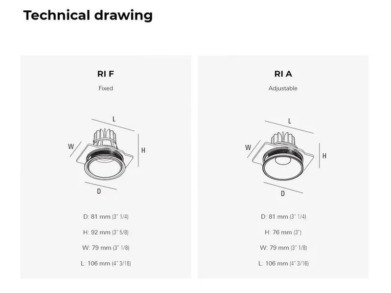 Conic ugradni LED kružni reflektor - Plafonska rasveta - 15954