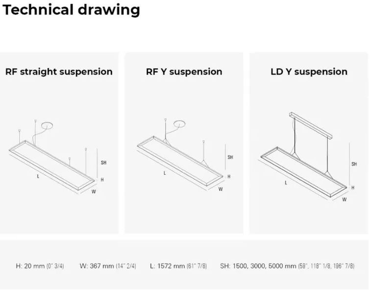Skyler viseća LED svetiljka - Plafonska rasveta - 15982