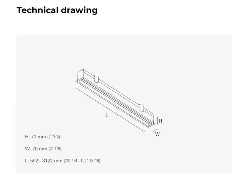 Gyon linearni rasvetni profil - Rasveta - 16010