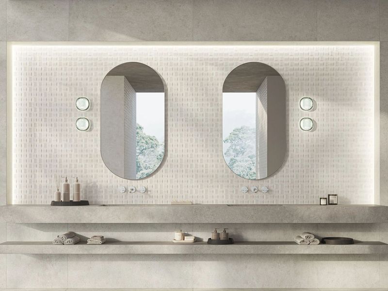 BOOST VISION Porcelanske 3D zidne obloge sa efektom betona - Keramika - 16143