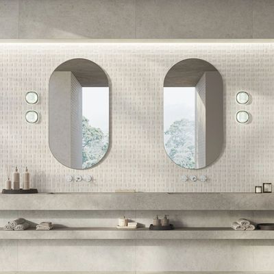 BOOST VISION Porcelanske 3D zidne obloge sa efektom betona - Keramika - 16143