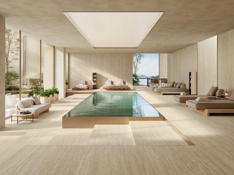 MARVEL T Porcelanske zidne i podne pločice sa efektom travertina - Keramika - 16147