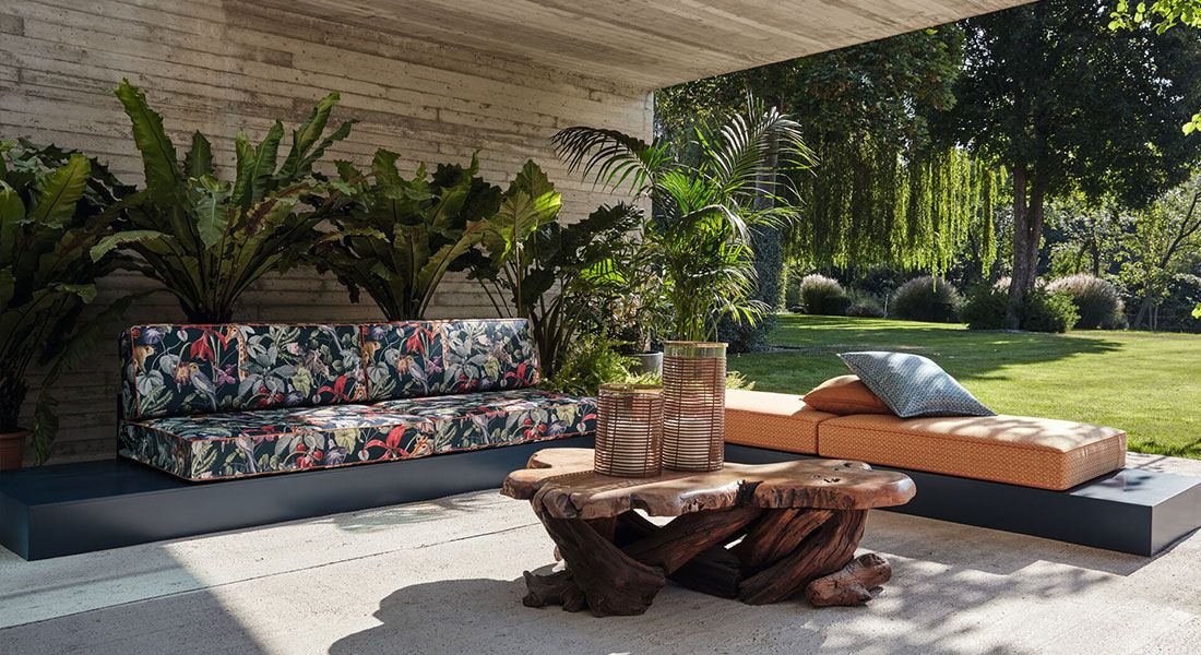 JAB™ Mebl Outdoor Sunny Day - Mebl štof - 16330