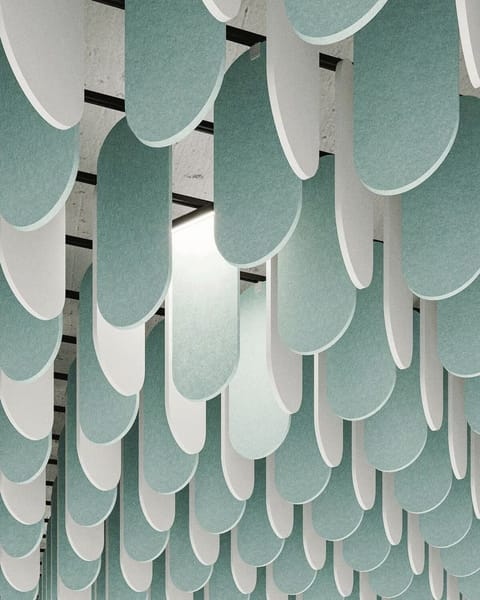 FLOCK LIGHT Akustični plafonski sistem po meri sa integrisanim osvetljenjem - Plafonska rasveta - 18216