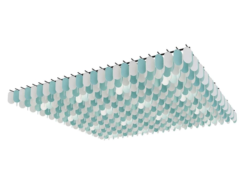 FLOCK LIGHT Akustični plafonski sistem po meri sa integrisanim osvetljenjem - Plafonska rasveta - 18218