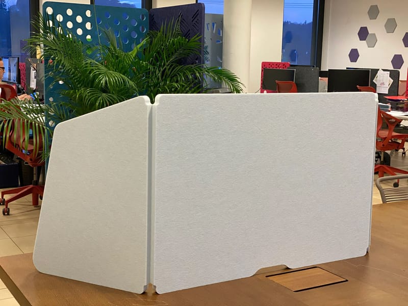 SHELTER Samostojeća akustična pregrada za radni sto - Akustični paneli - 18260