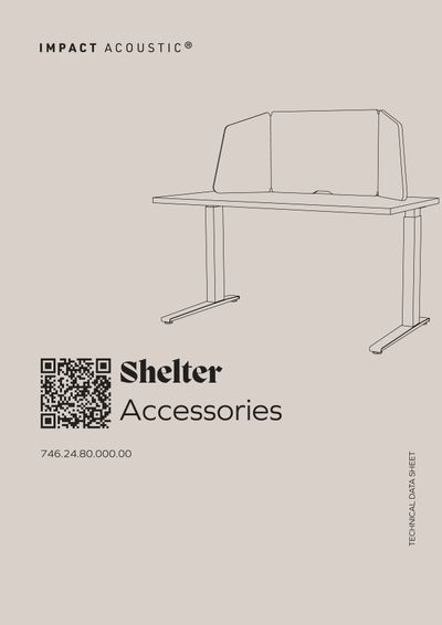 SHELTER akustična pregrada za radni sto