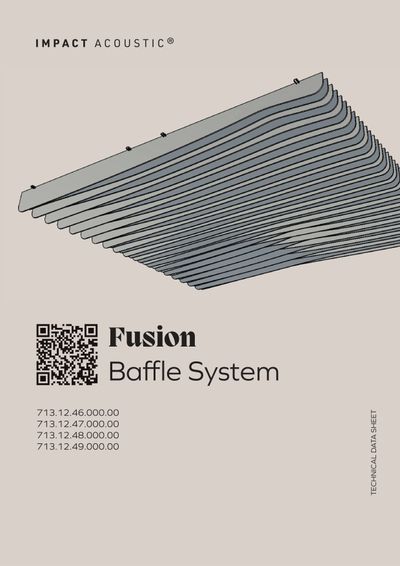 FUSION Akustični plafonski baffle sistem