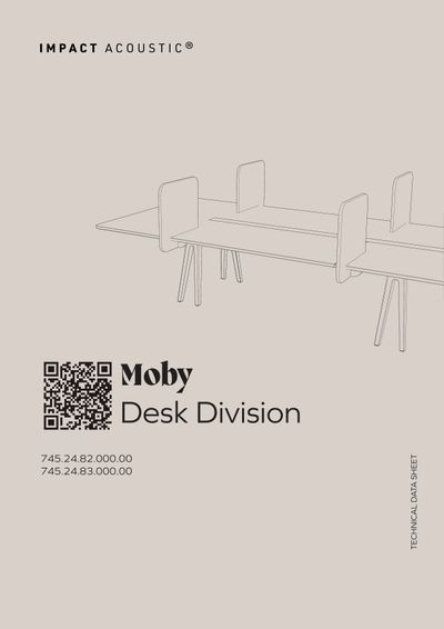 MOBY Akustična pregrada za radni sto
