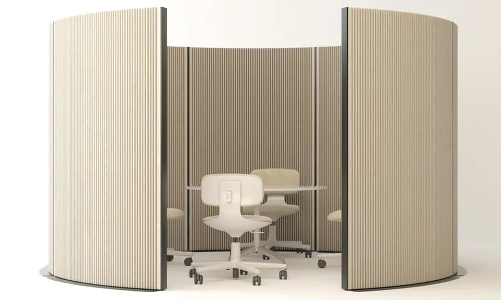 OMNIA Samostojeća akustična pregrada za kancelarije - Akustični paneli - 18340