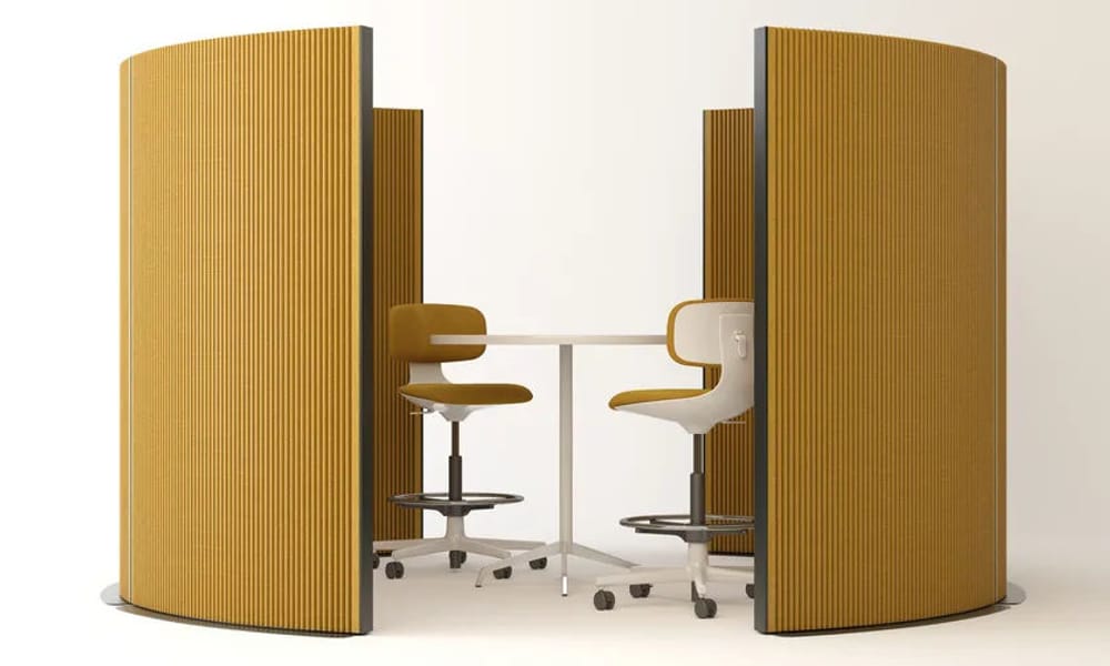 OMNIA Samostojeća akustična pregrada za kancelarije - Akustični paneli - 18341