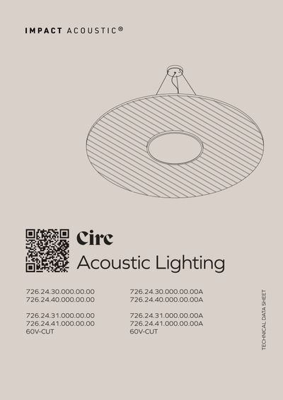 CIRC Akustična visilica