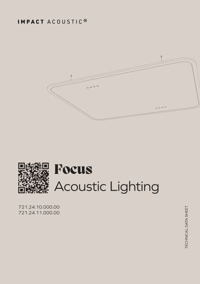 FOCUS Viseći akustični plafonski panel