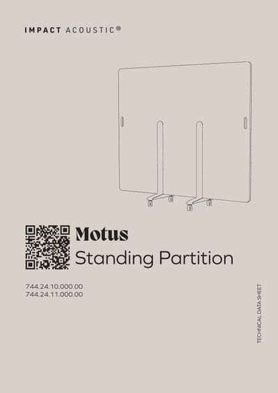 MOTUS Mobilna samostojeća akustična pregrada