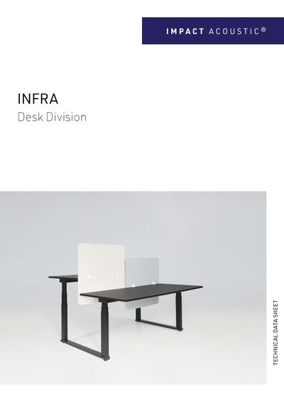 INFRA Akustična pregrada za radni sto