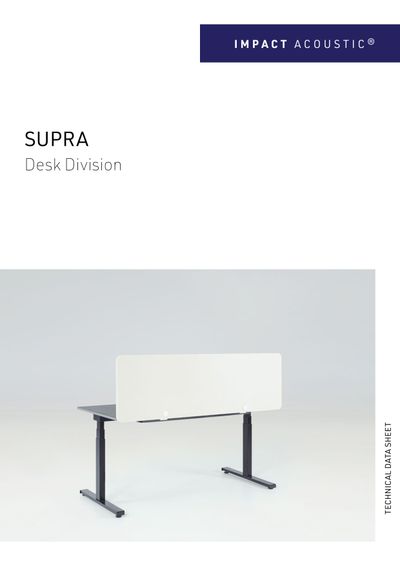 SUPRA Akustična pregrada za radni sto