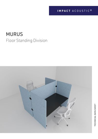 MURUS Samostojeća modularna akustična pregrada