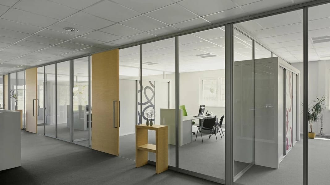 Ecoform zidne pregrade staklo-aluminijum - Staklene pregrade i vrata - 19018