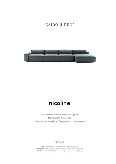 Cairoli deep sofa