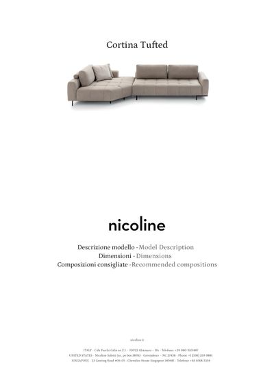 Cortina Tufted sofa