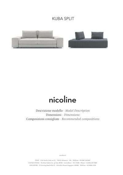 Kuba split sofa