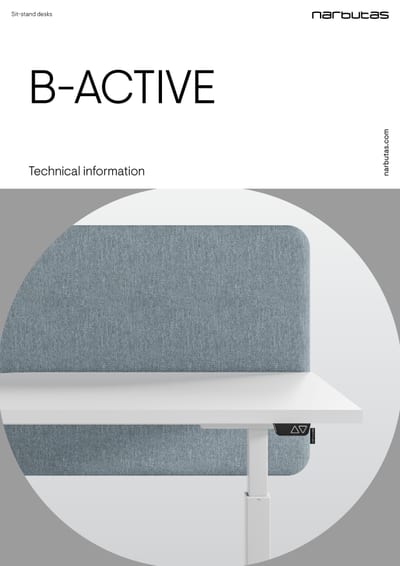 B-ACTIVE sit stand desks technical information en
