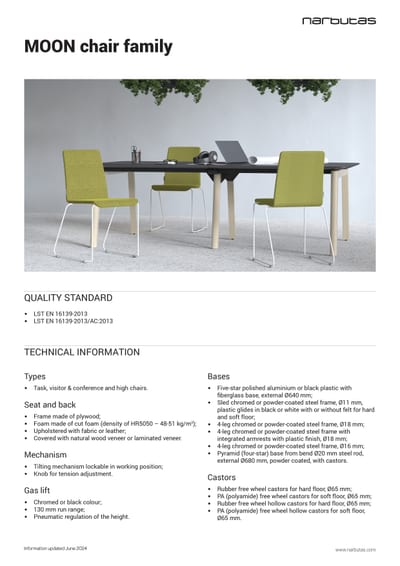 Moon chair family technical information en
