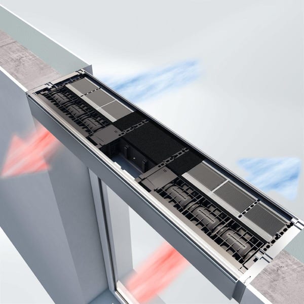 Schüco Ventilation System VentoTherm Twist - Decentralizovani sistem ventilacije - Grejanje, hlađenje i ventilacija