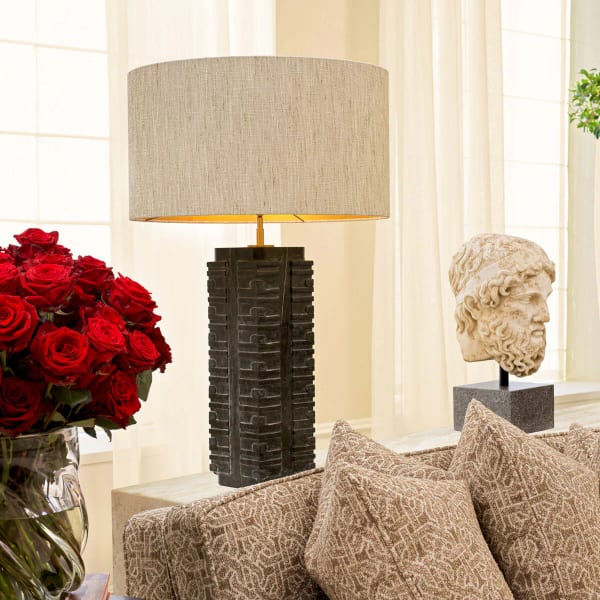 Cong stona lampa - Stone lampe - Eichholtz