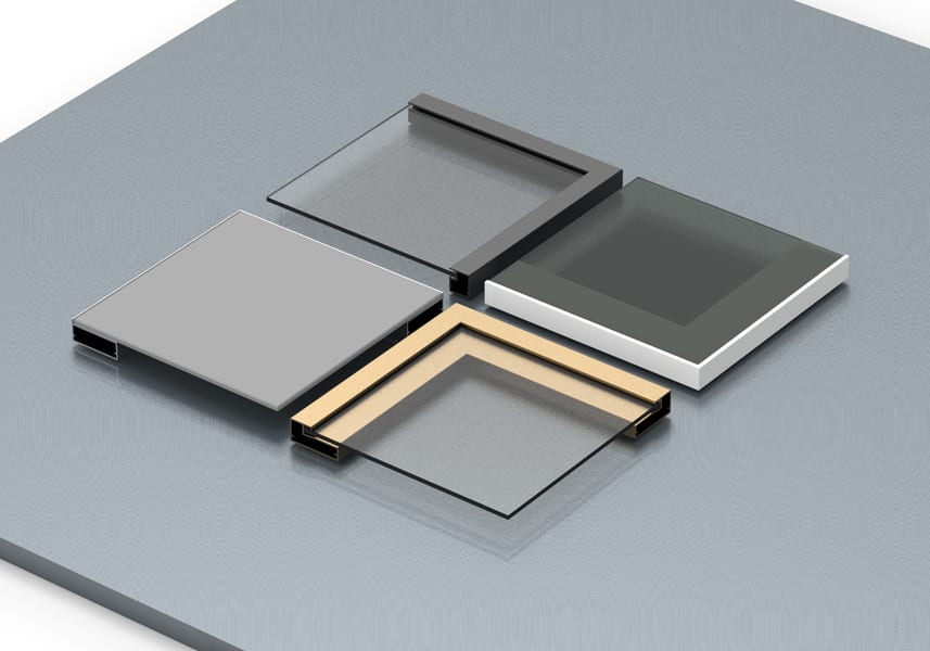 RAM 1003 N – aluminijumski profil za izradu staklenih frontova - Nameštaj - Dodaci - EURO-PROFIL