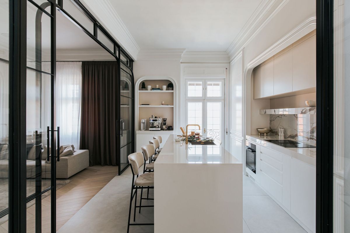 Savremena interpretacija beogradskog salonca - Enterijer stana - 8375