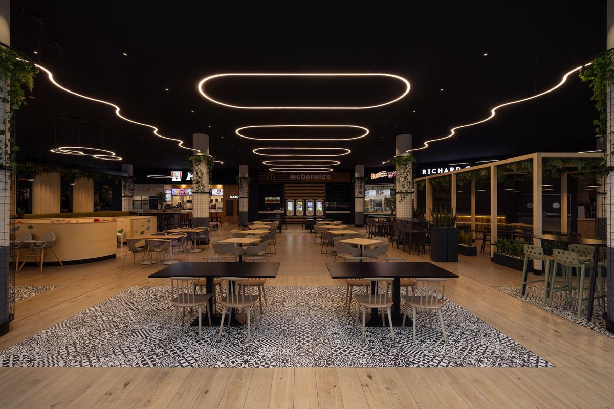 Redizajn enterijera javnog prostora i gastro zone – TC „BIG FASHION” Kragujevac - Komercijalni objekti - 9197