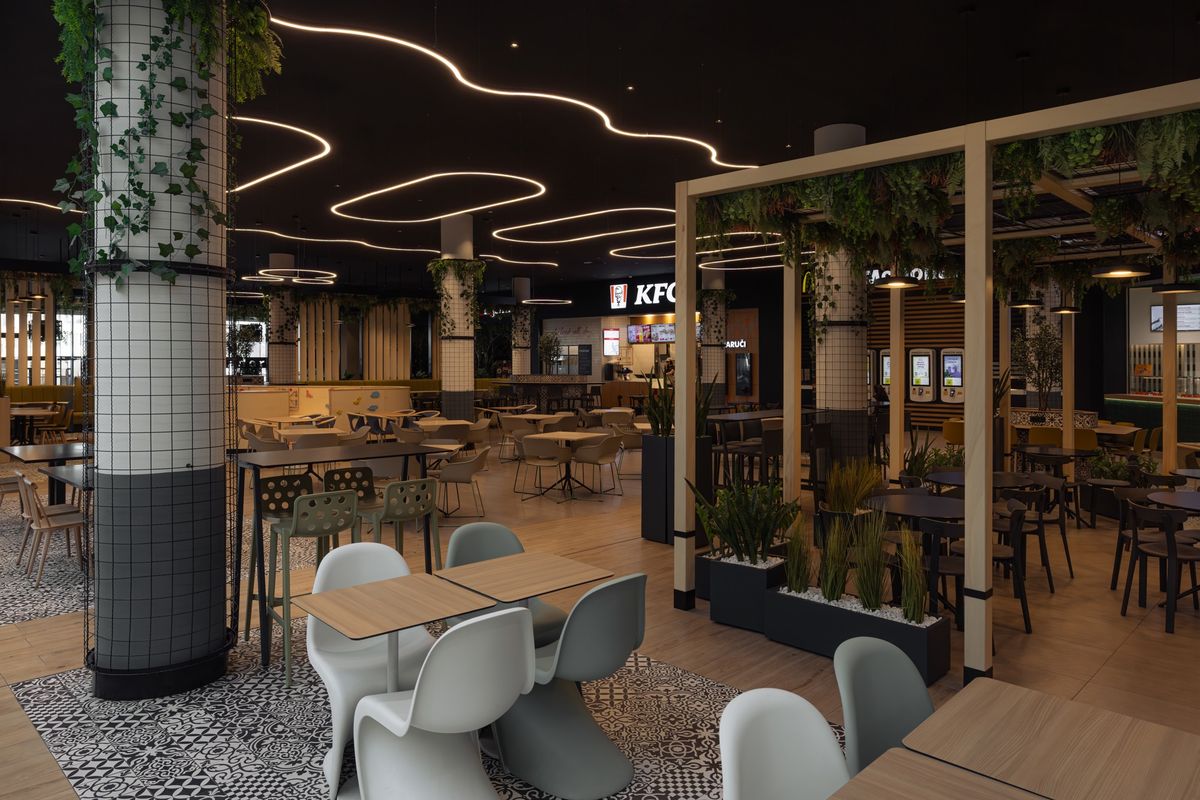 Redizajn enterijera javnog prostora i gastro zone – TC „BIG FASHION” Kragujevac - Komercijalni objekti - 9198