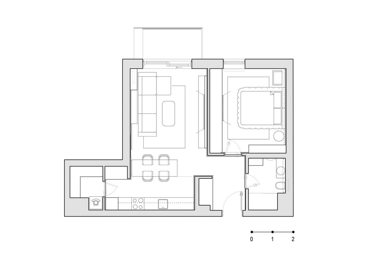 Apartman D60 - Enterijer stana - 9772