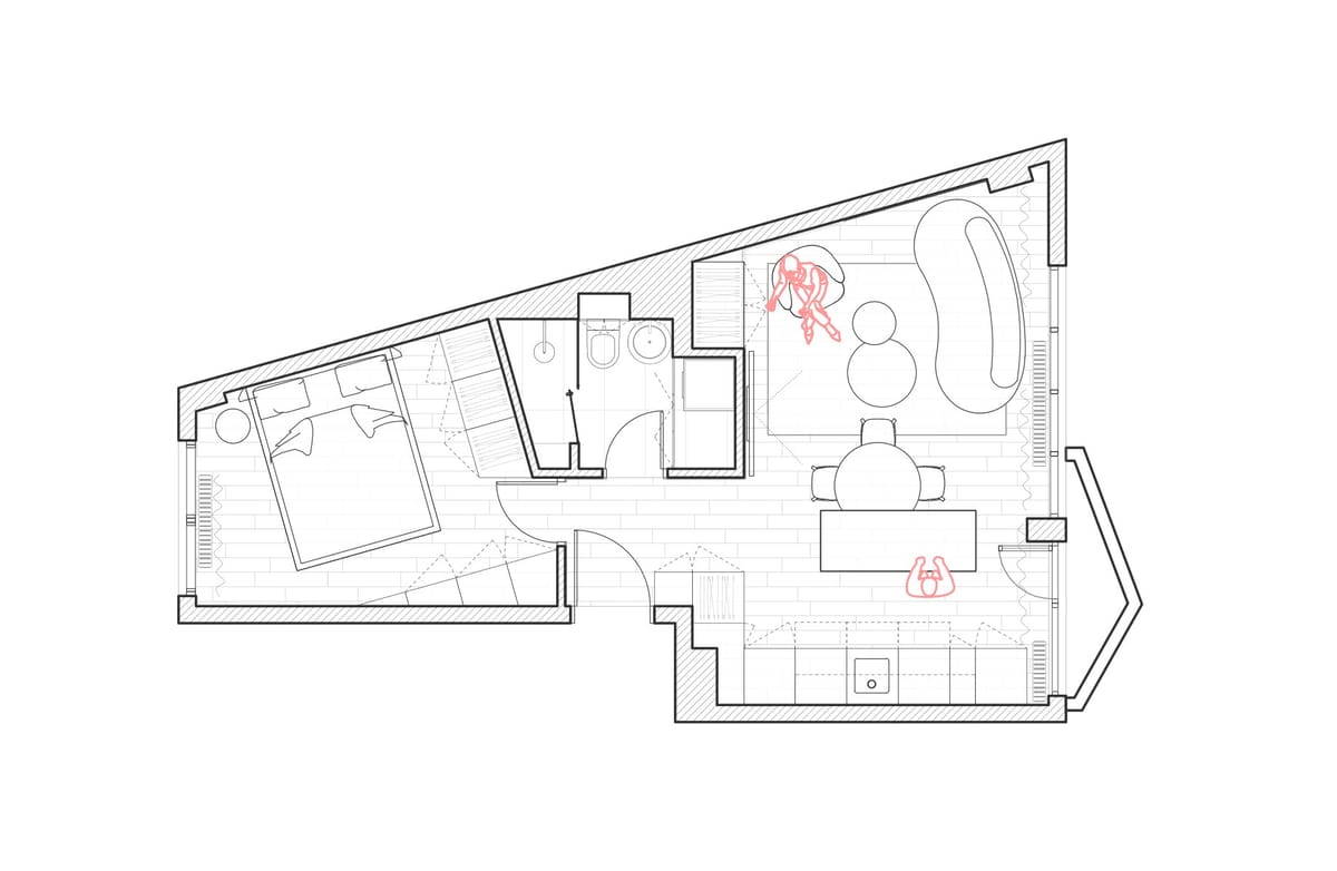 Apartman M - Enterijer stana - 9870