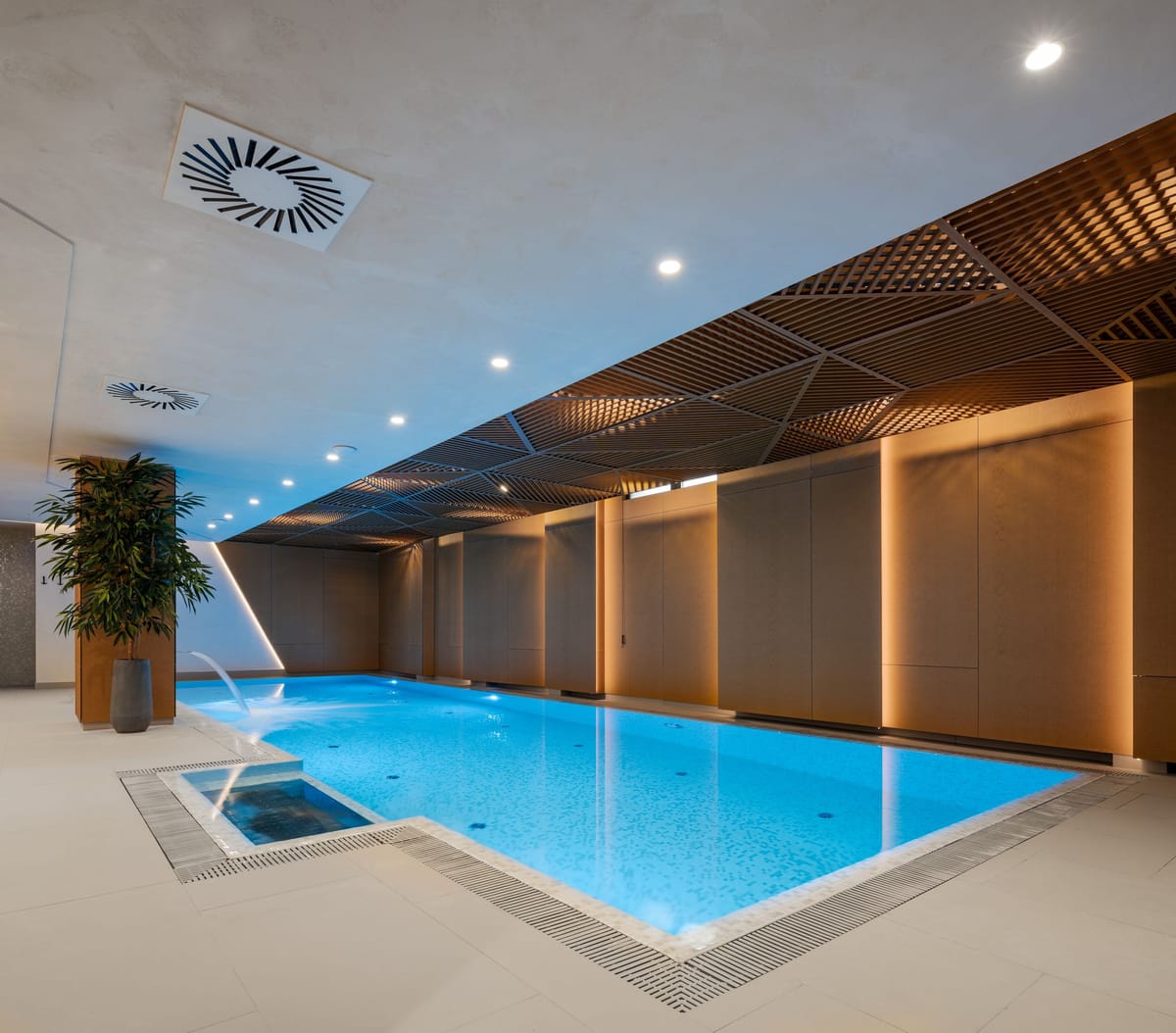 Enterijer SPA zone u okviru stambene zgrade u Zemunu - Wellness, fitness i spa - 10020