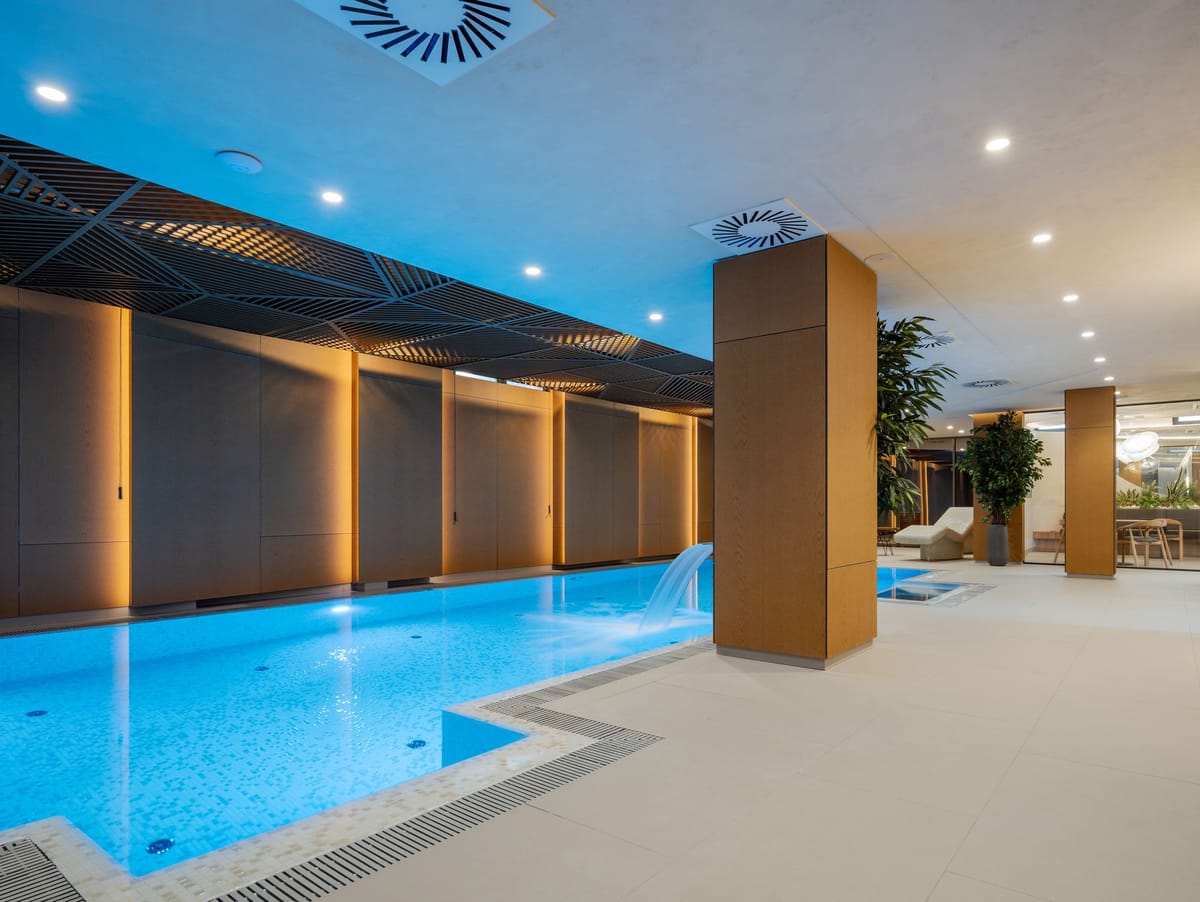 Enterijer SPA zone u okviru stambene zgrade u Zemunu - Wellness, fitness i spa - 10023
